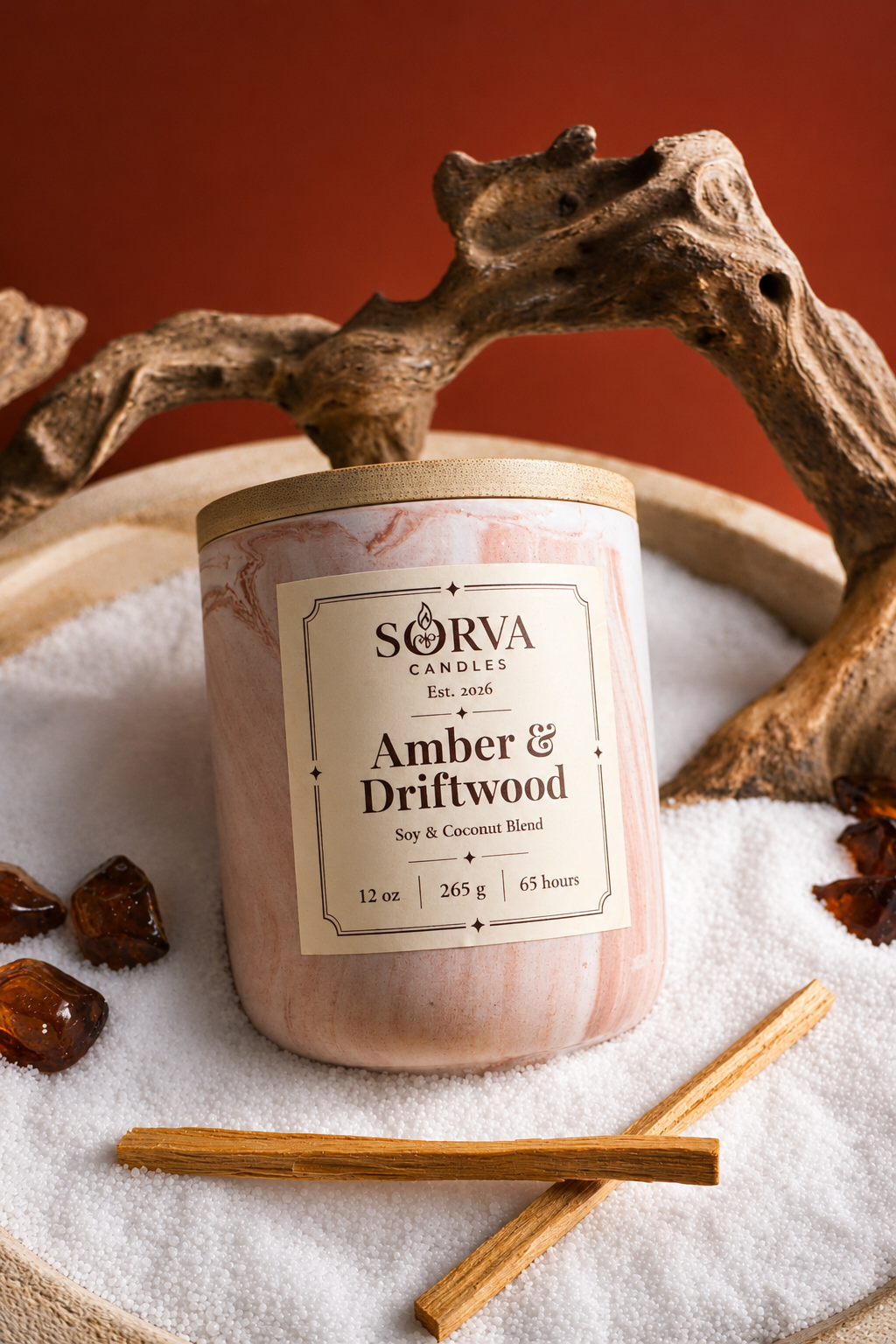Amber and Driftwood